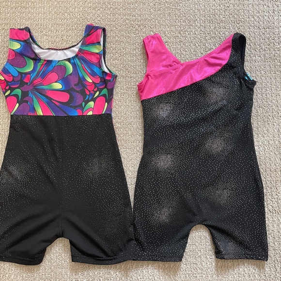 Girls Gymnastics Leotards size 7-8 - Picture 2 of 2